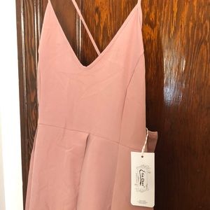 Elia Cher spaghetti strap dress